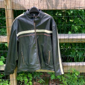 Men's Faux Leather Jacket